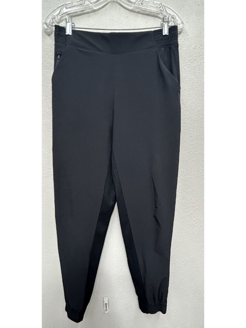 Athleta Brooklyn Jogger Pants Women’s Size 8 Black Ankle Pull On Athleisure